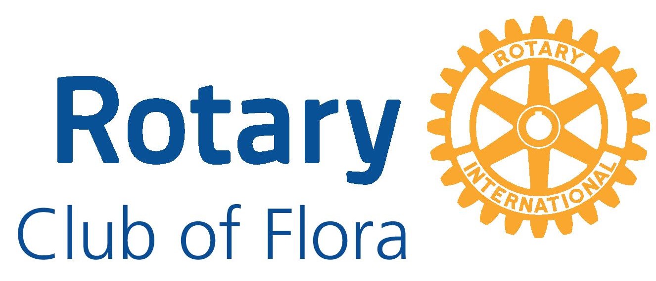 Flora Rotary Club logo