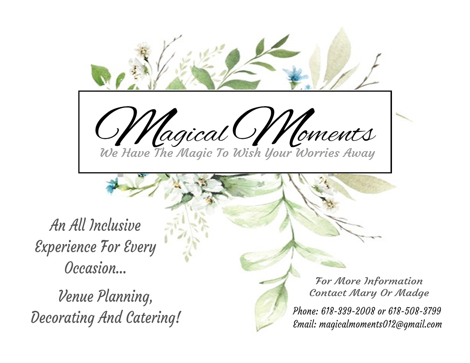 Magical Moments Catering logo