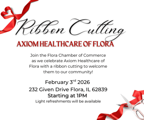 🎀Ribbon Cutting Celebration – Axiom Healthcare of Flora 🎀