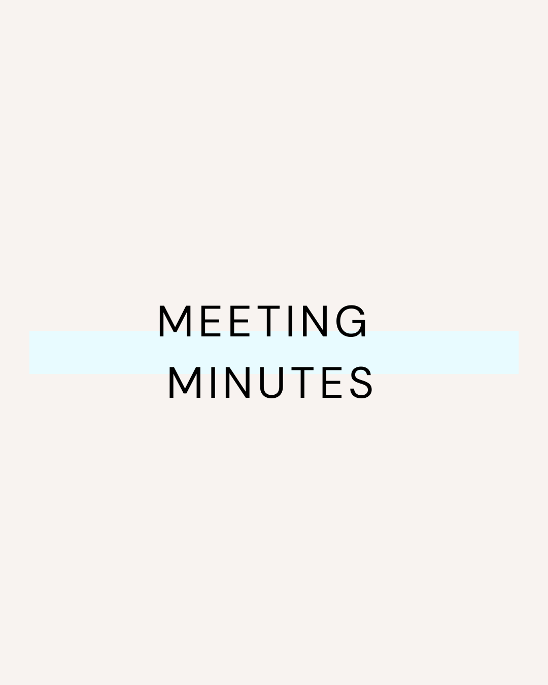 Minutes – January 2026